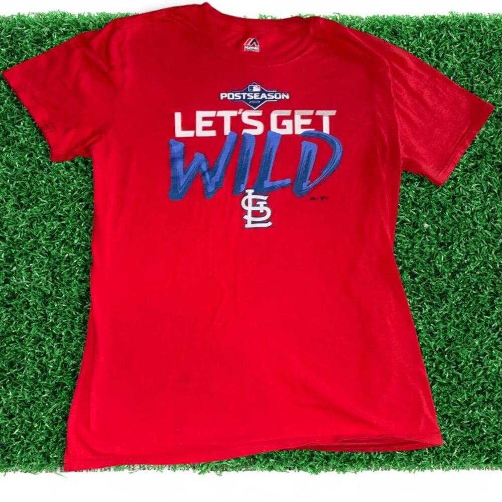 Majestic-athletic Men's Red T-shirt